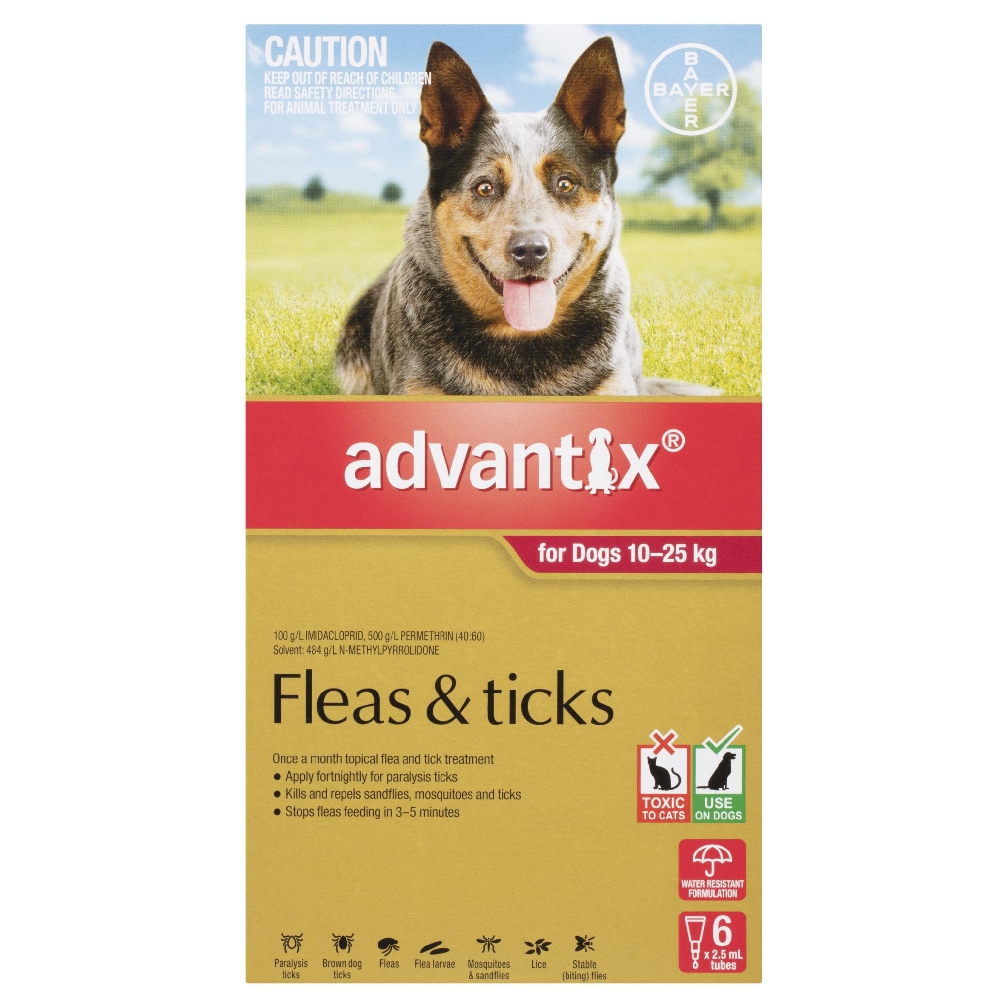 Advantix Fleas & Ticks For Dogs 10 - 25kg