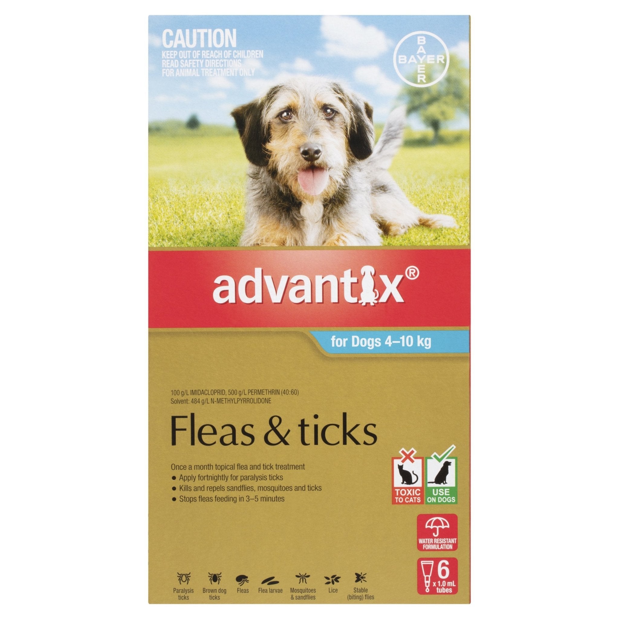 Advantix Fleas & Ticks For Dogs 4 - 10kg