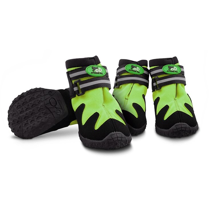 ALL FOR PAWS OUTDOOR DOG BOOTS/ SHOES GREEN