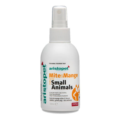 Aristopet Small Animal Mite and Mange Spray - Just For Pets Australia