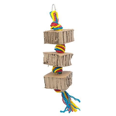 Bainbridge Shredz Cardboard Tower Bird Toy