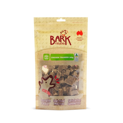 Bark and Beyond CHICKEN TRAINERS 200G - Just For Pets Australia