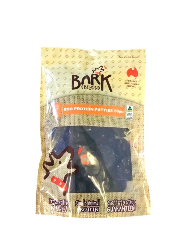 Bark and Beyond ROO PROTEIN PATTIES 50PC