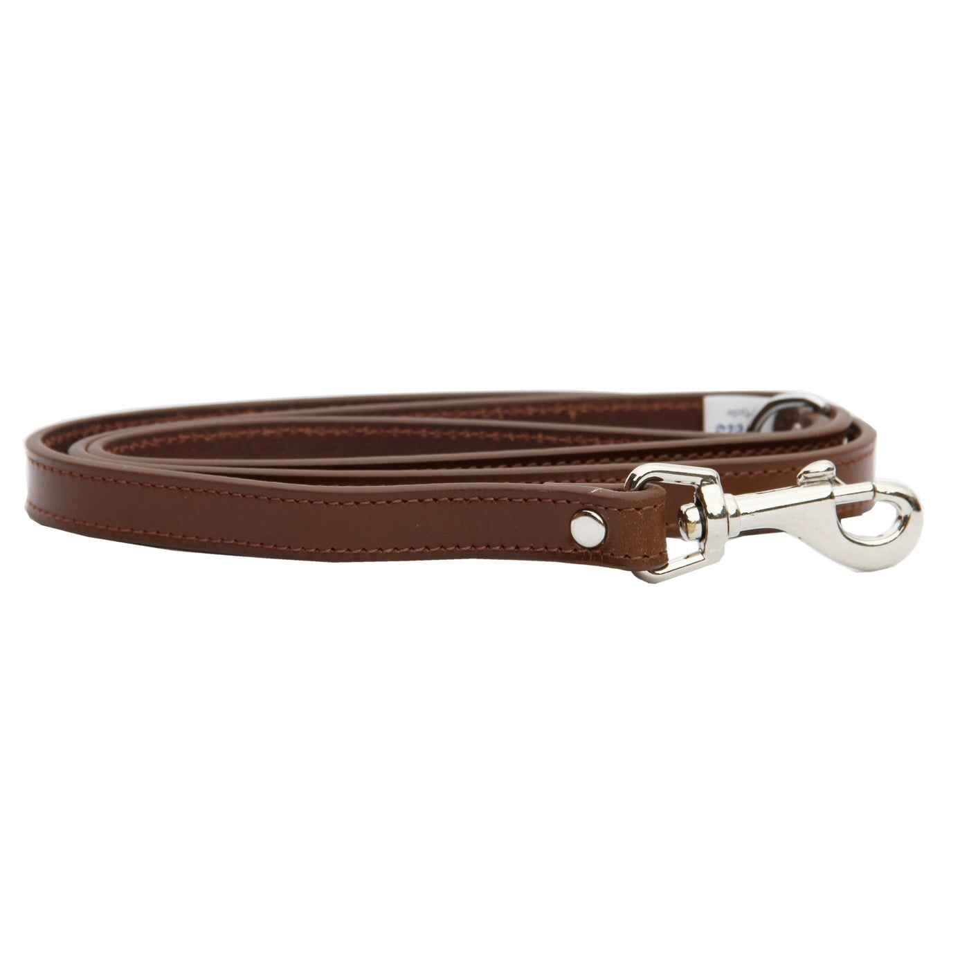 Beau Pets Leather Deluxe Sewn Lead 16mmx100cm