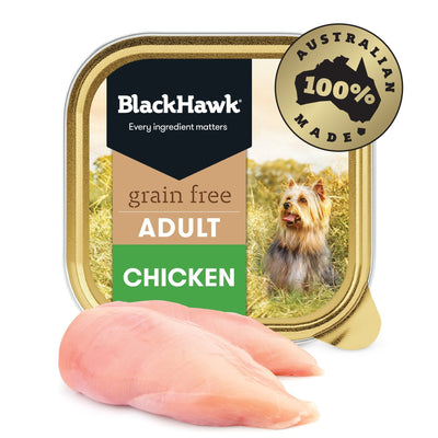 Black Hawk Grain Free Adult Chicken Wet Dog Food - Just For Pets Australia