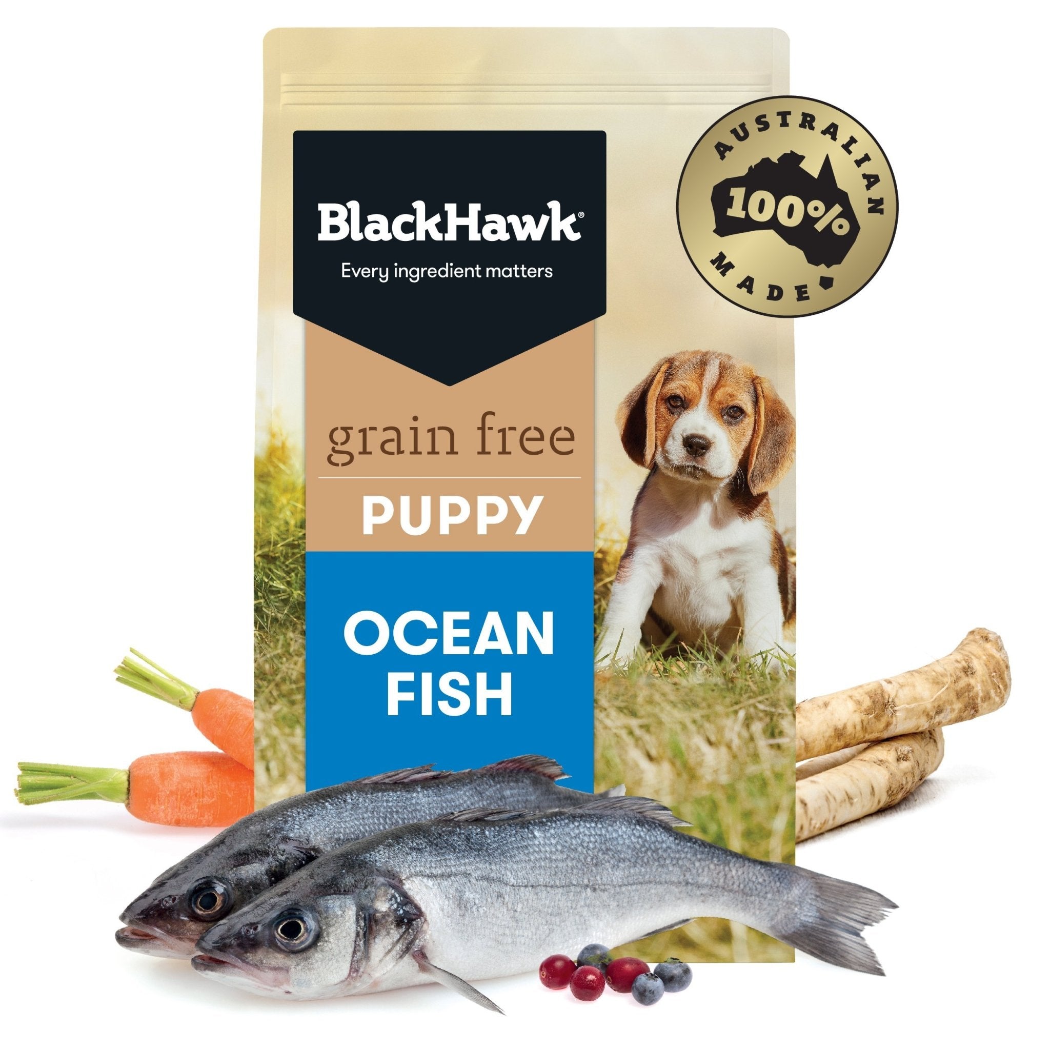 Black Hawk Grain Free Puppy Ocean Fish Dry Food
