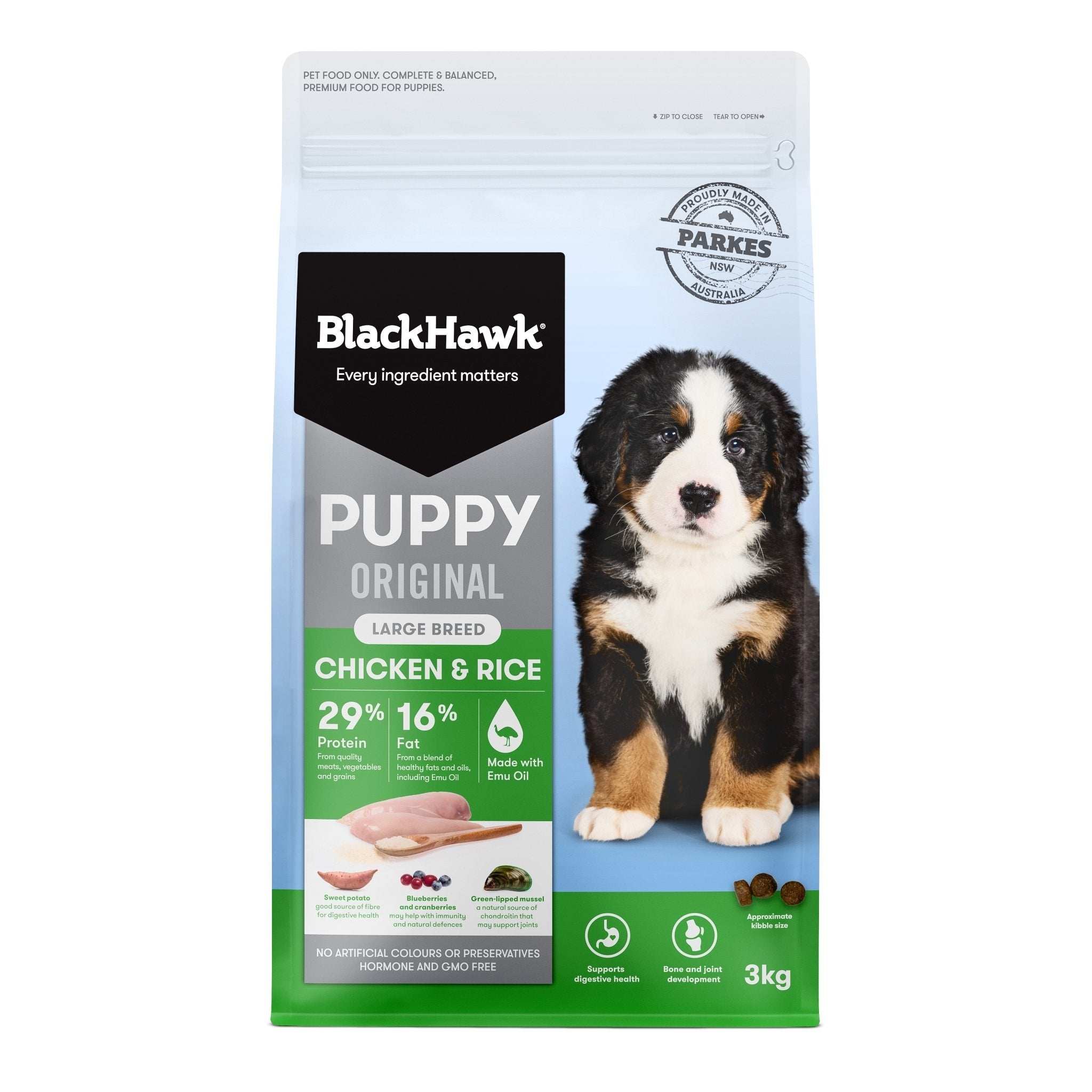 Black Hawk Original Chicken & Rice Large Breed Puppy