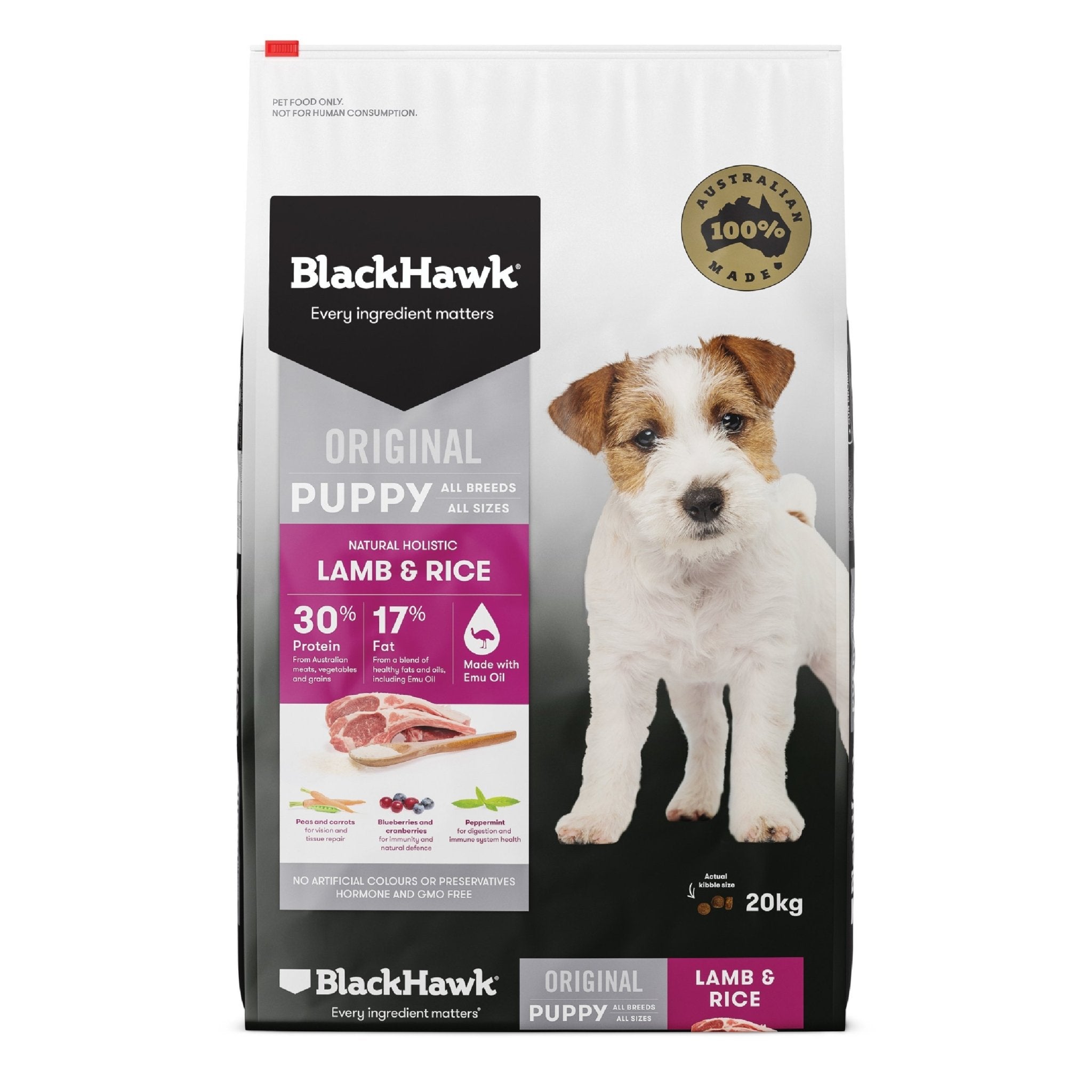 Black Hawk Original Puppy Lamb & Rice Dry Food