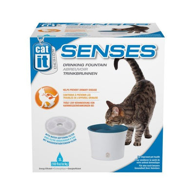 Catit Senses Drinking Fountain 3L with Water Softening Filter - Just For Pets Australia