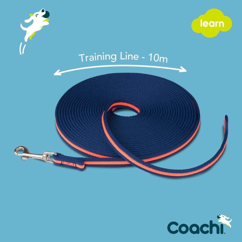 Coachi Training Line Navy & Coral 10m