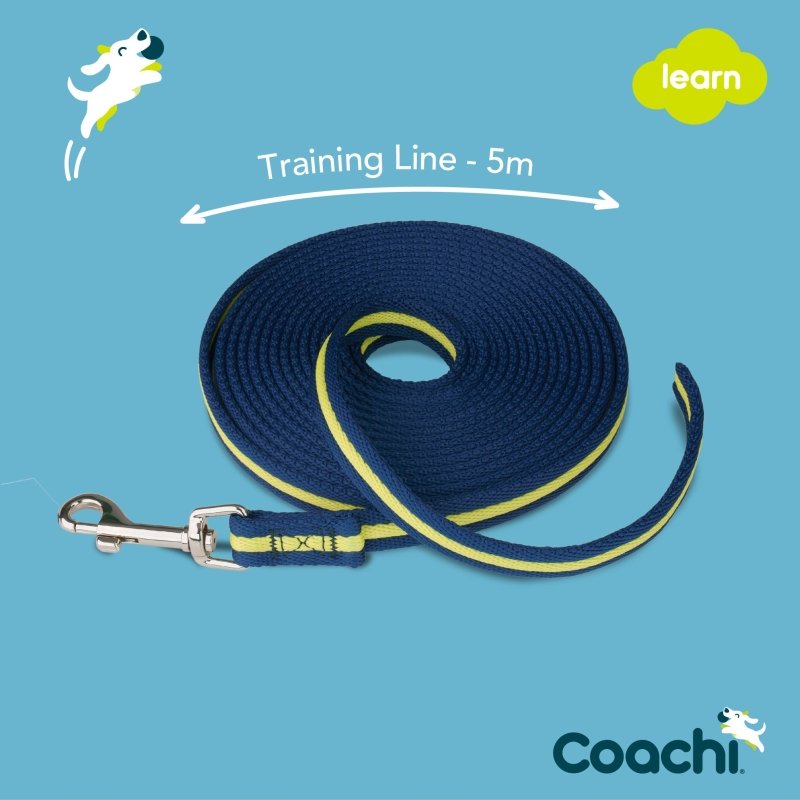 Coachi Training Line Navy & Lime 5m