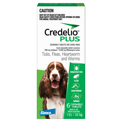 Credelio PLUS 11kg - 22kg - Just For Pets Australia