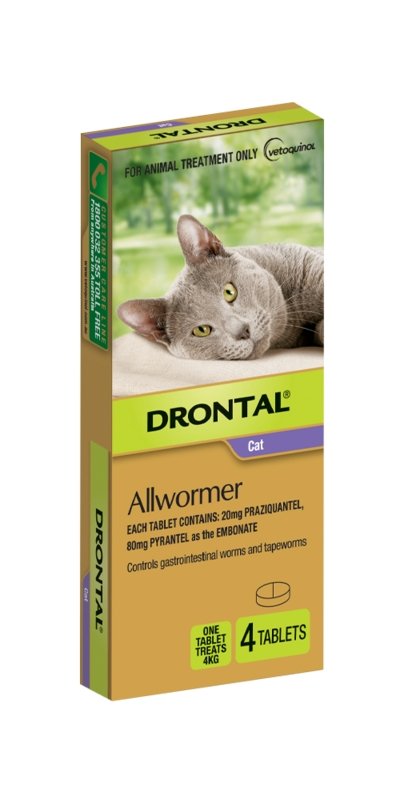 Drontal Cat Allwormer up to 4kg