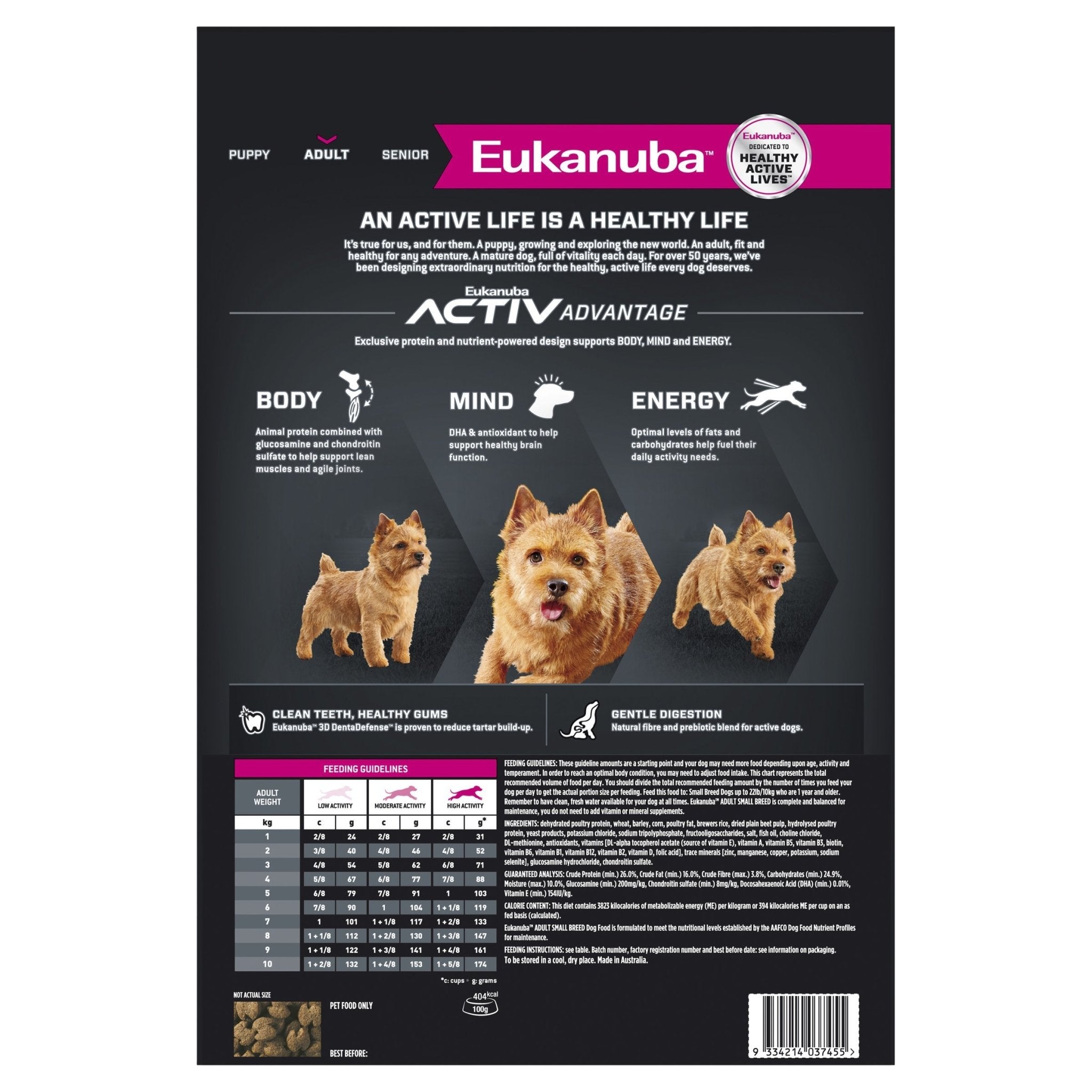 Eukanuba™ Adult Small Breed Dry Dog Food 3kg