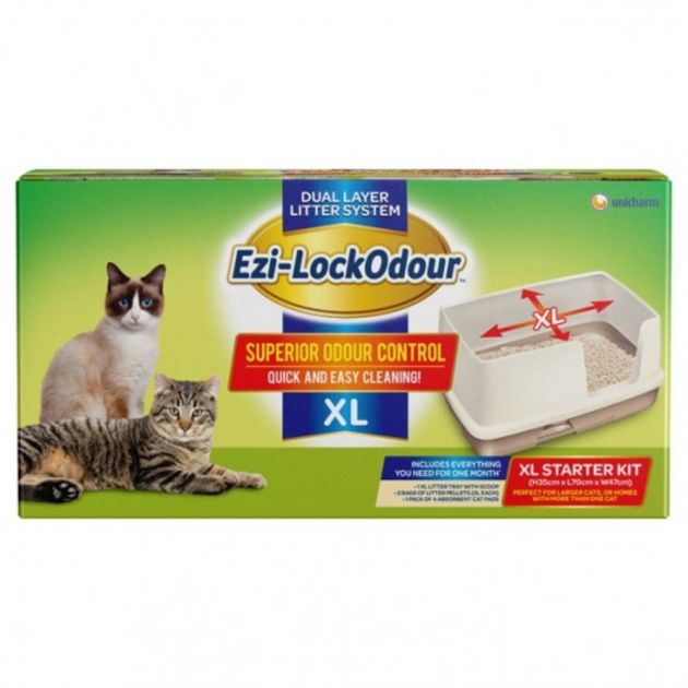EZI-LOCKODOUR DUAL LAYER CAT LITTER SYSTEM XL