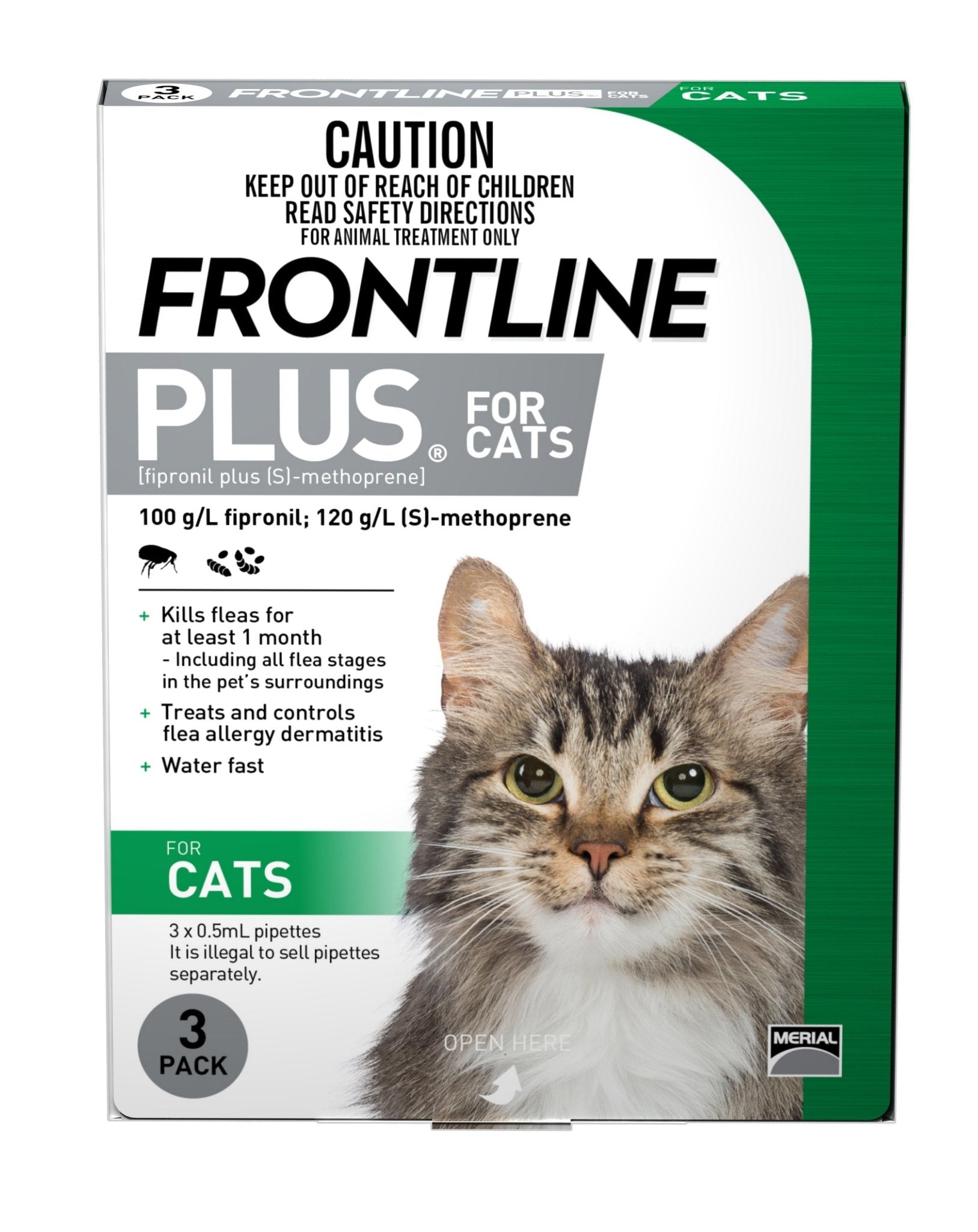 Frontline Plus Green For Cats