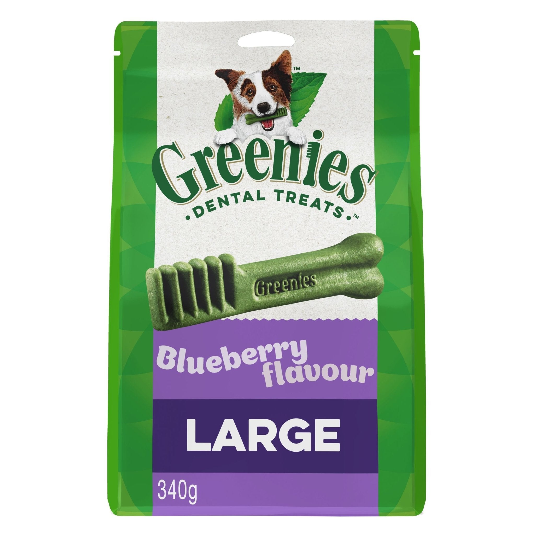 GREENIES™ Blueberry Large Dental Dog Treat 8 Pack 340g