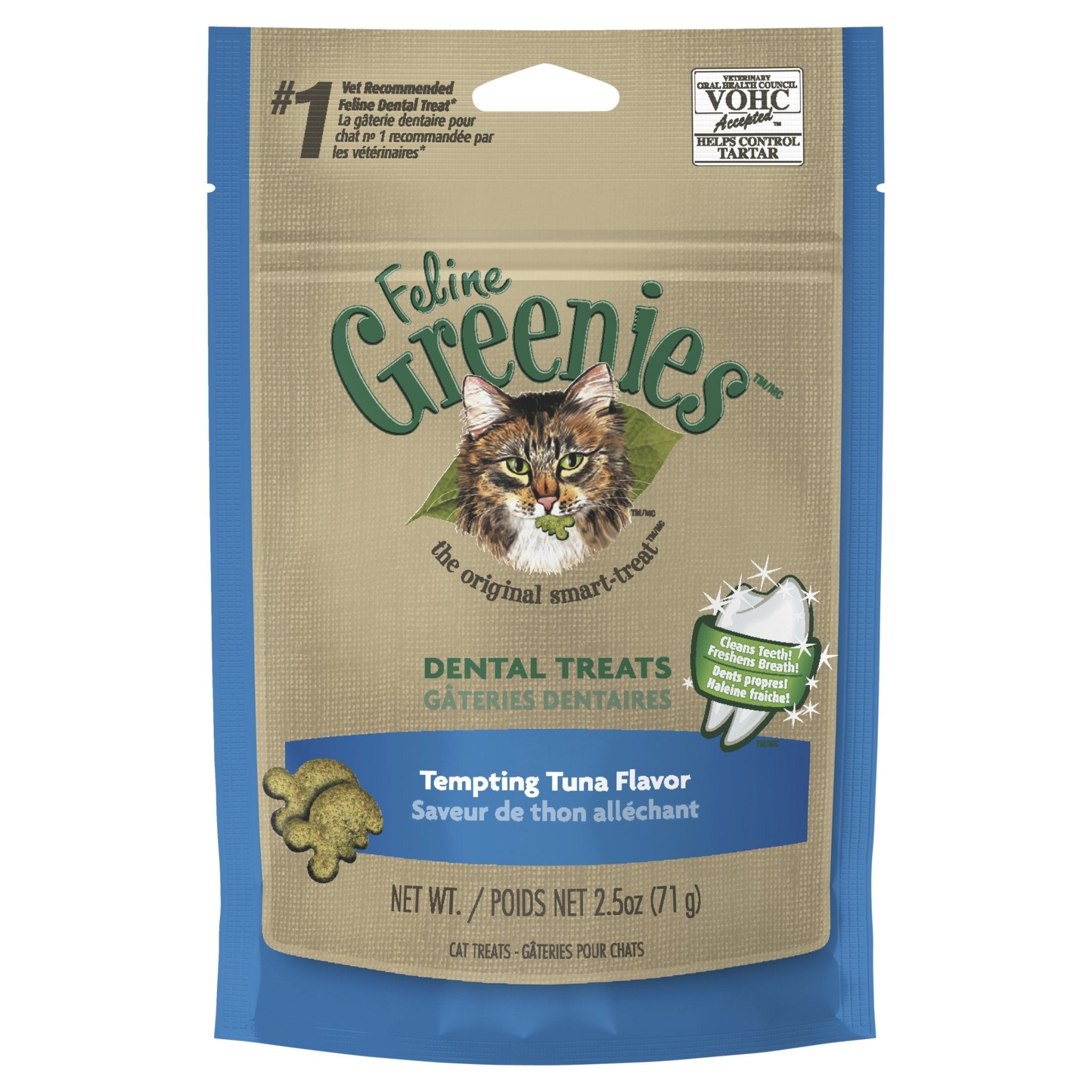 GREENIES™ Feline Dental Cat Treat Tempting Tuna Flavour 10x71g