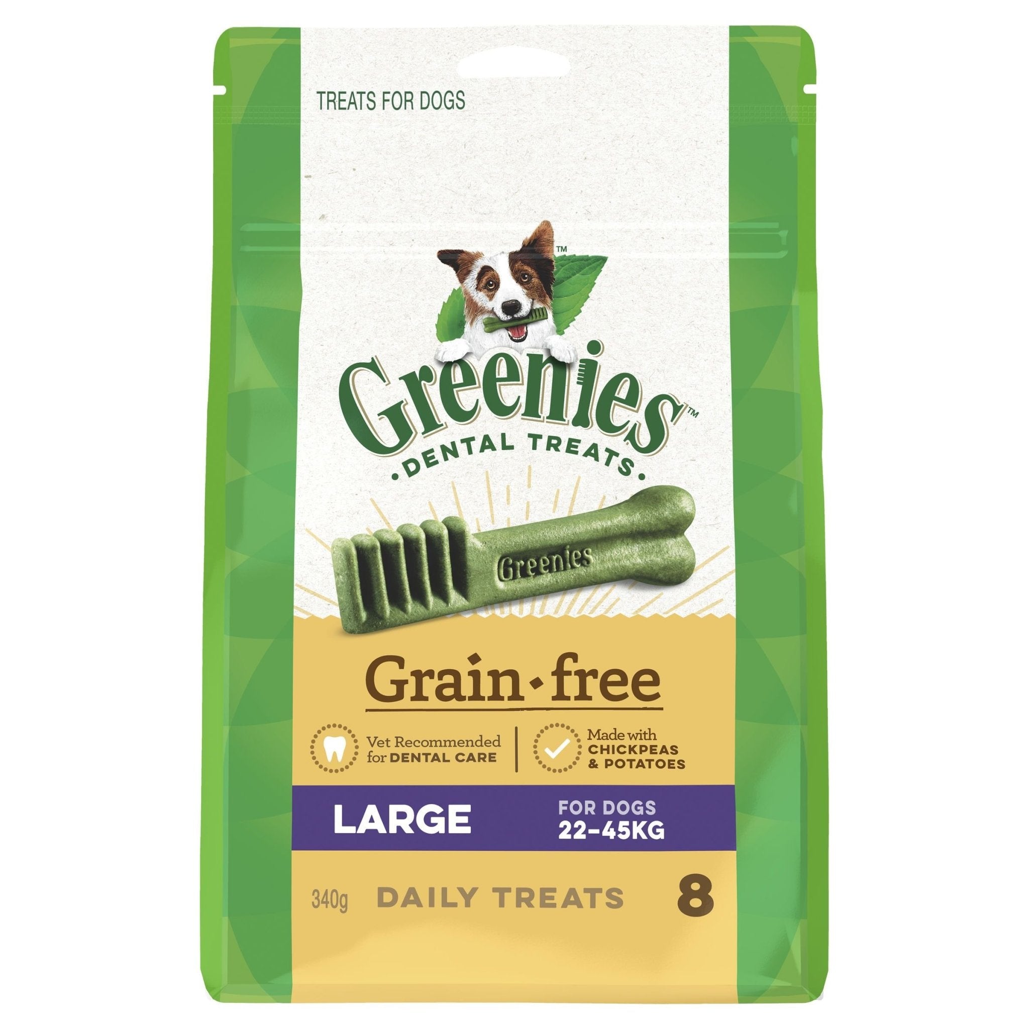 GREENIES™ Grain Free Large Dental Dog Treat 8 Pack 340g