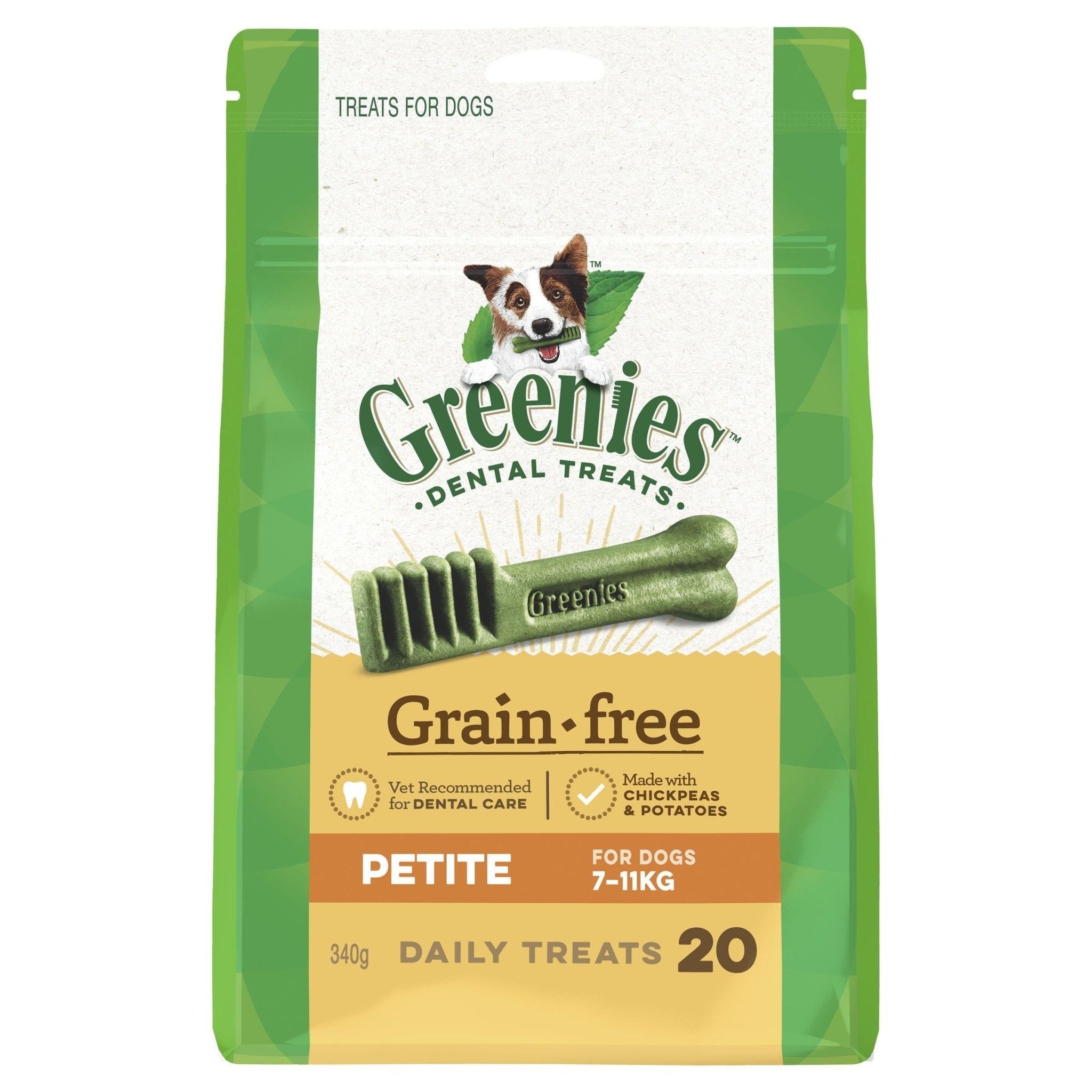 GREENIES™ Grain Free Petite Dental Dog Treat 20 pack 340g