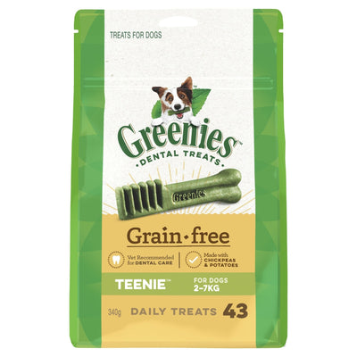 GREENIES™ Grain Free TEENIE™ Dental Dog Treat 43 pack 340g - Just For Pets Australia