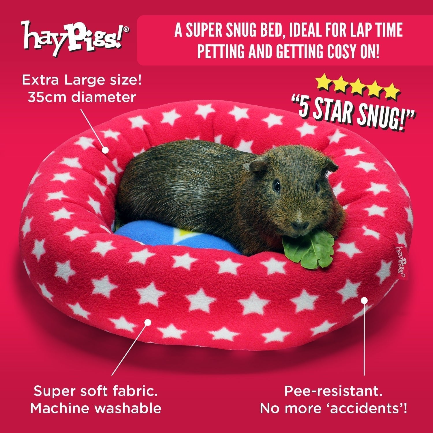 HayPigs! Piggy Crash Mat Fleece Bed