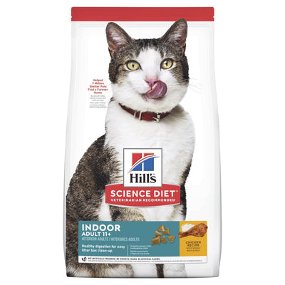 Hill's Science Diet Adult 11+ Indoor Dry Cat Food - Just For Pets Australia