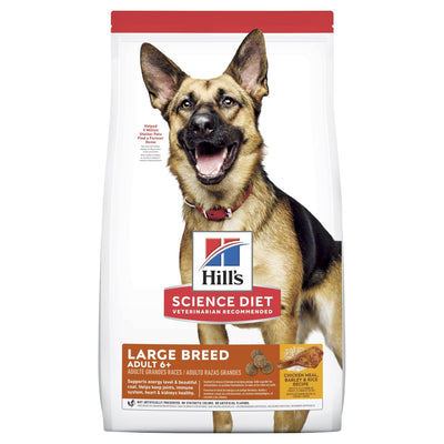 Hill's Science Diet Adult 6+ Large Breed Senior Dry Dog Food 12kg - Just For Pets Australia
