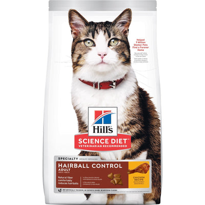 Hill's Science Diet Adult Hairball Control Dry Cat Food - Just For Pets Australia