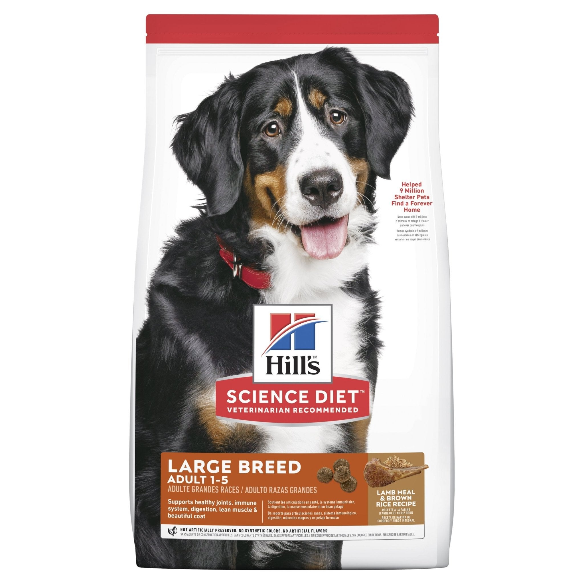 Hill's Science Diet Adult Large Breed Lamb Meal & Brown Rice Recipe Dry Dog Food 14.97kg
