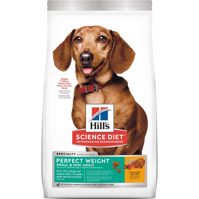 Hill's Science Diet Adult Perfect Weight Small & Mini Dry Dog Food - Just For Pets Australia