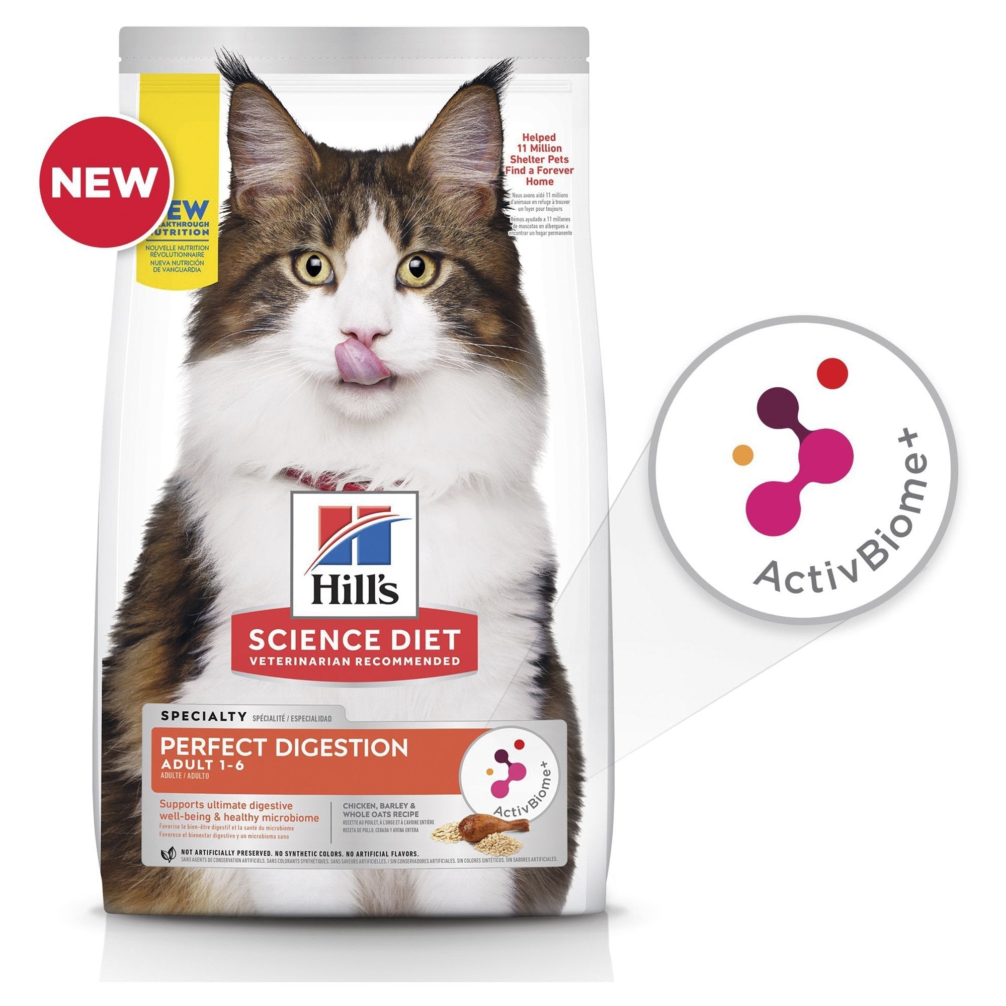 Hill's Science Diet Perfect Digestion Adult Dry Cat Food – Just