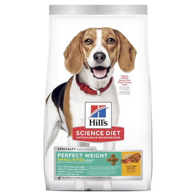 Hill's Science Diet Perfect Weight Adult Small Bites Dry Dog Food - Just For Pets Australia