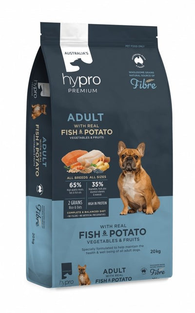 Hypro Premium Whole Grain Fish & Potato – Adult Dog - Just For Pets Australia