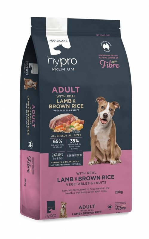 Hypro Premium Whole Grain Lamb & Brown Rice - Adult Dog