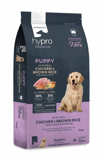 Hypro Premium Whole Grain Puppy Chicken & Brown Rice - Just For Pets Australia
