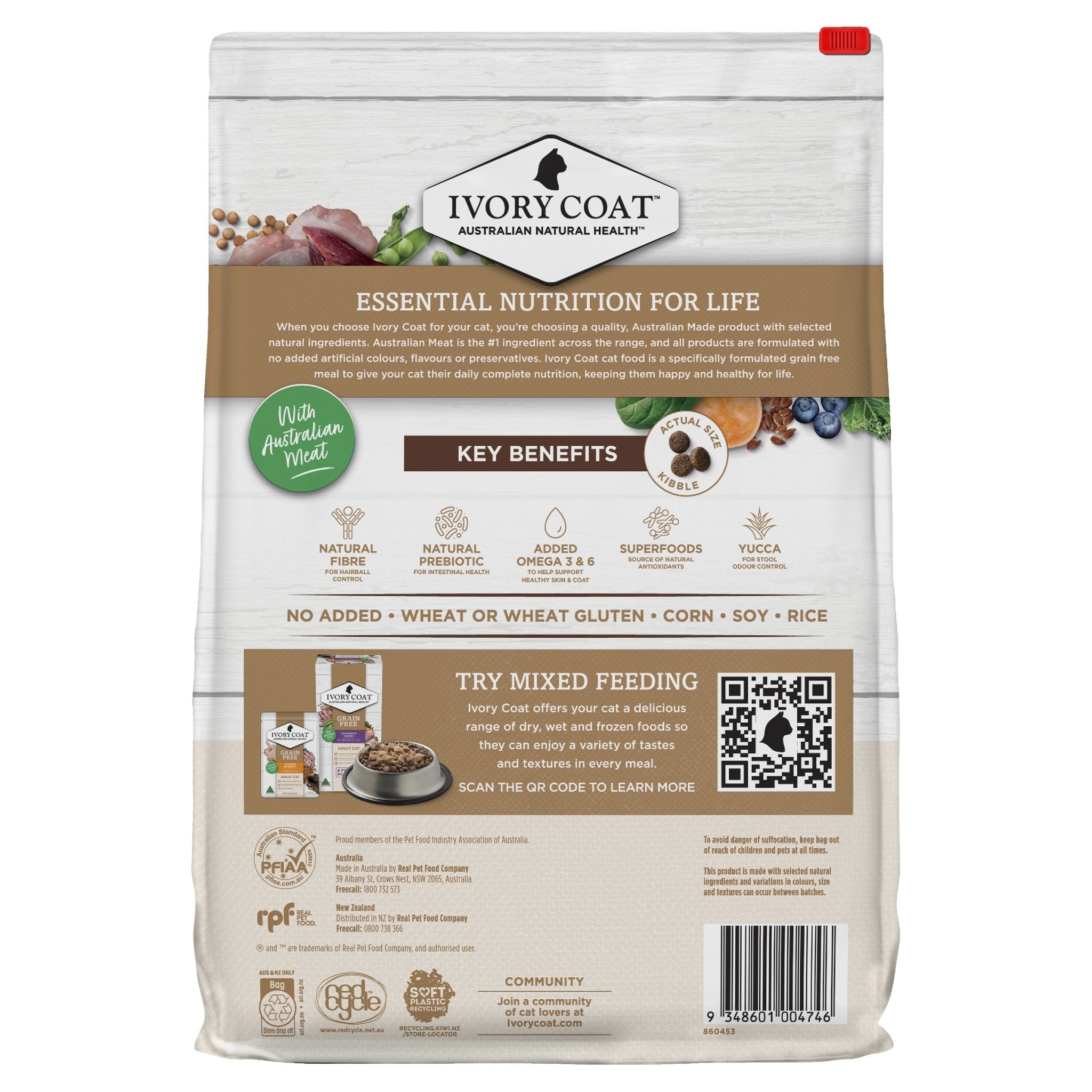 Ivory Coat Chicken & Kangaroo Grain Free Dry Cat Food