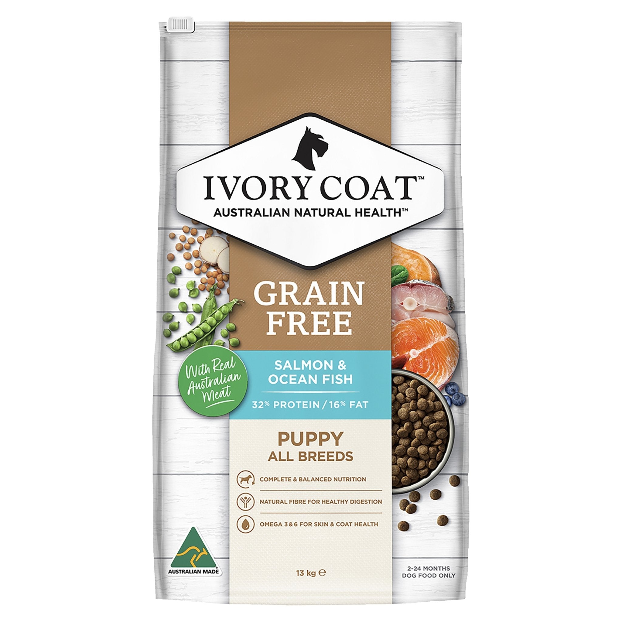 Ivory Coat Grain Free Puppy Salmon & Ocean Fish