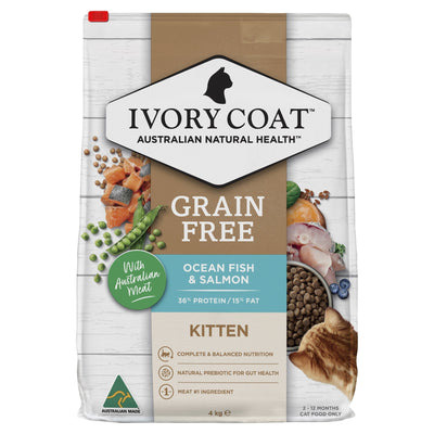Ivory Coat Kitten Grain Free Ocean Fish & Salmon - Just For Pets Australia