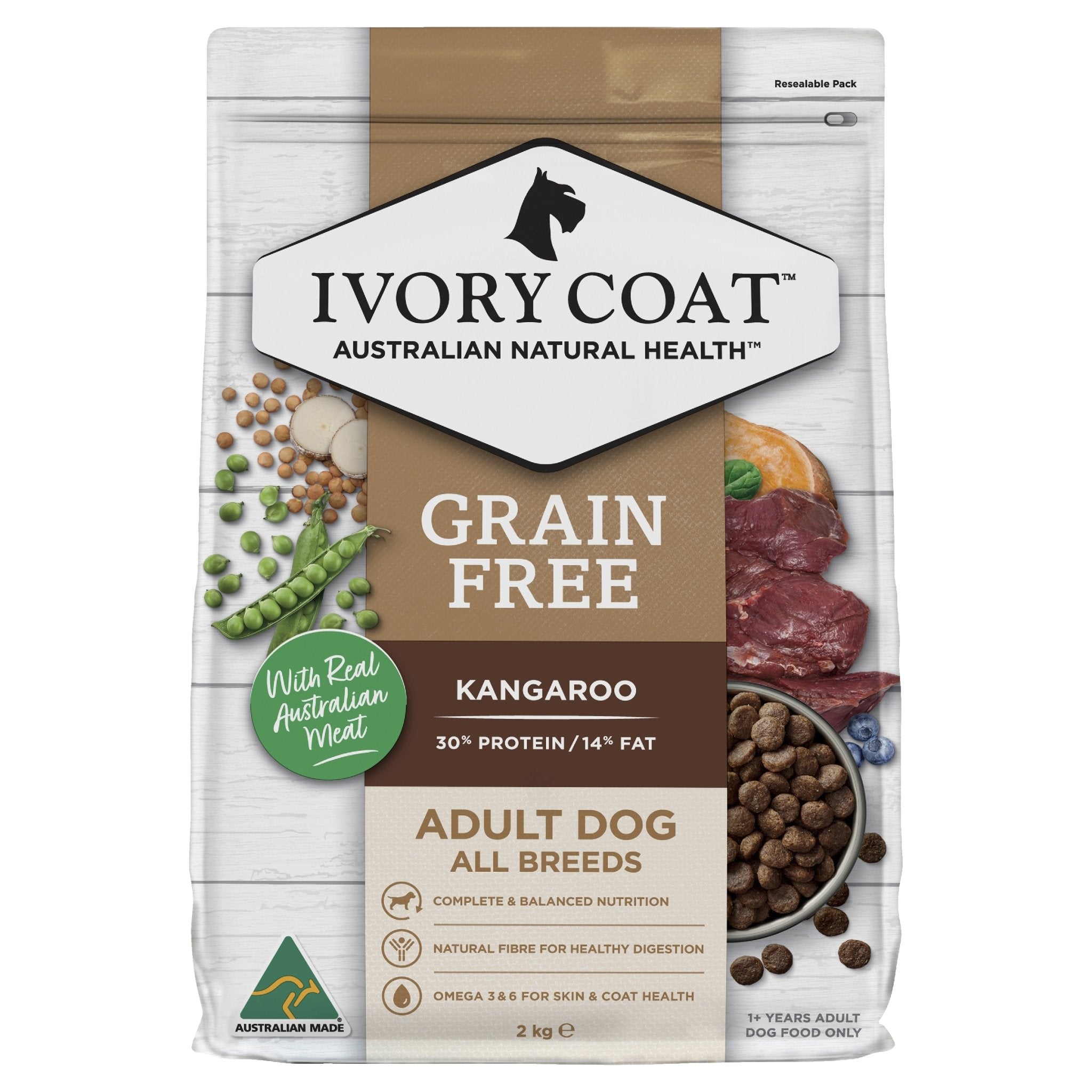 Ivory Coat Lamb & Kangaroo Grain Free Dry Dog Food