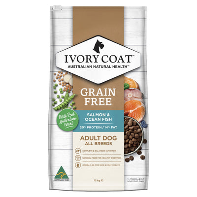 Ivory Coat Ocean Fish & Salmon Grain Free Dry Dog Food - Just For Pets Australia