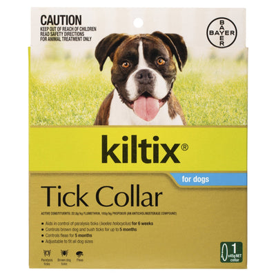 Kiltix Tick Collar For Dogs - 1 Pack - Just For Pets Australia