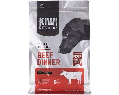 KIWI KITCHENS AIR DRIED BEEF DOG DINNER - Just For Pets Australia