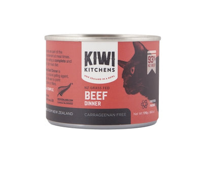 KIWI KITCHENS CAT WET FOOD - BEEF 24 PACK - Just For Pets Australia