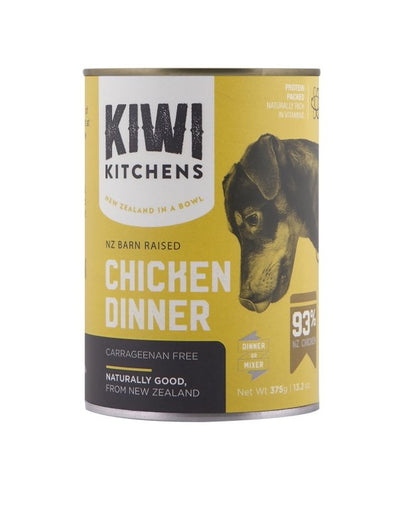KIWI KITCHENS DOG WET FOOD - CHICKEN 12X375G - Just For Pets Australia