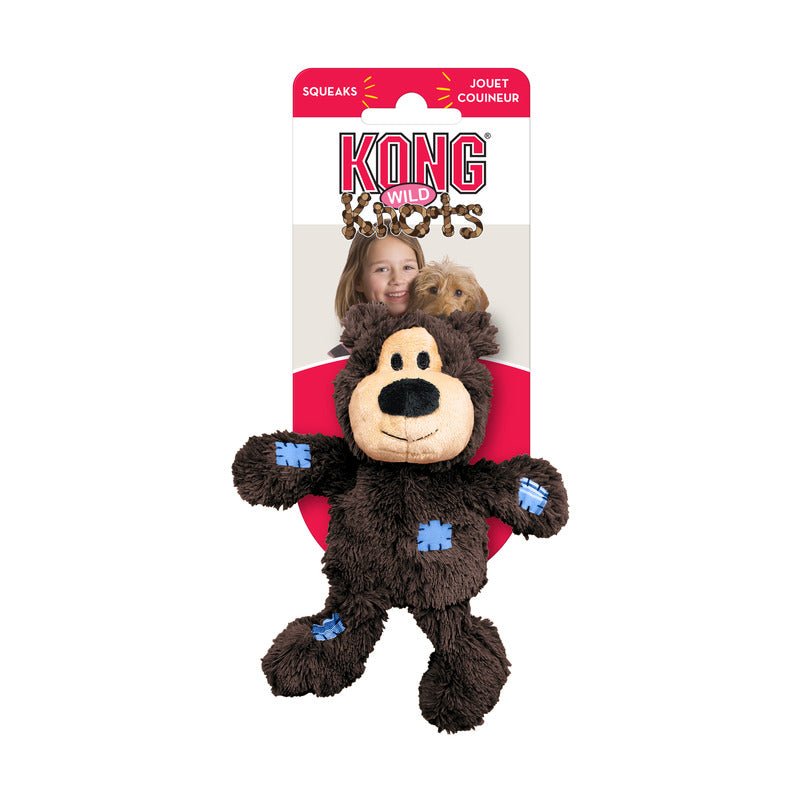 KONG Dog Wild Knots Bear Assorted