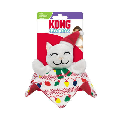KONG Holiday Crackles Santa Kitty - Just For Pets Australia