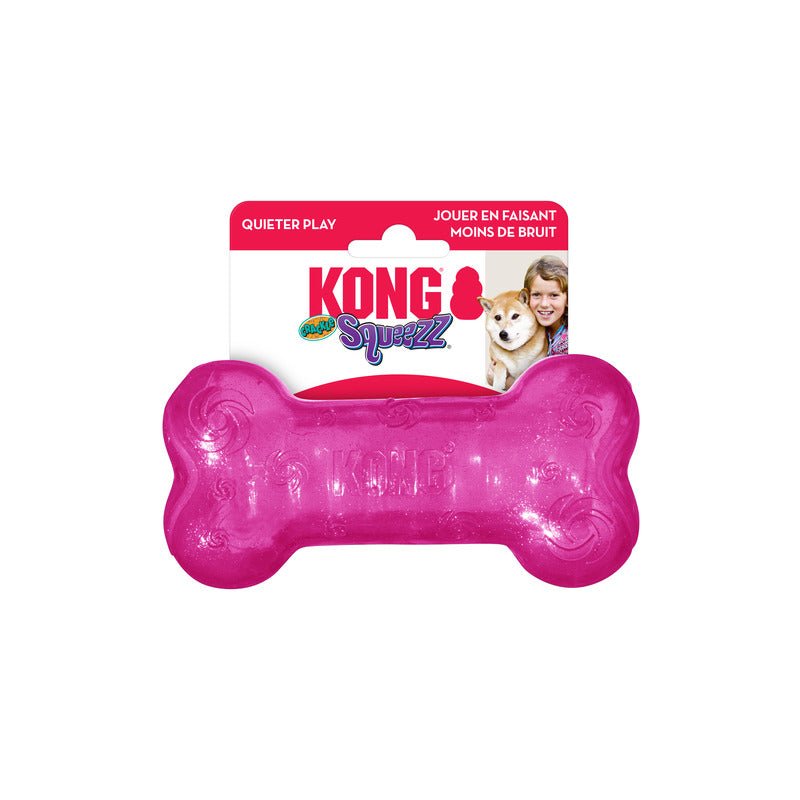 KONG Squeezz® Crackle Bone Assorted
