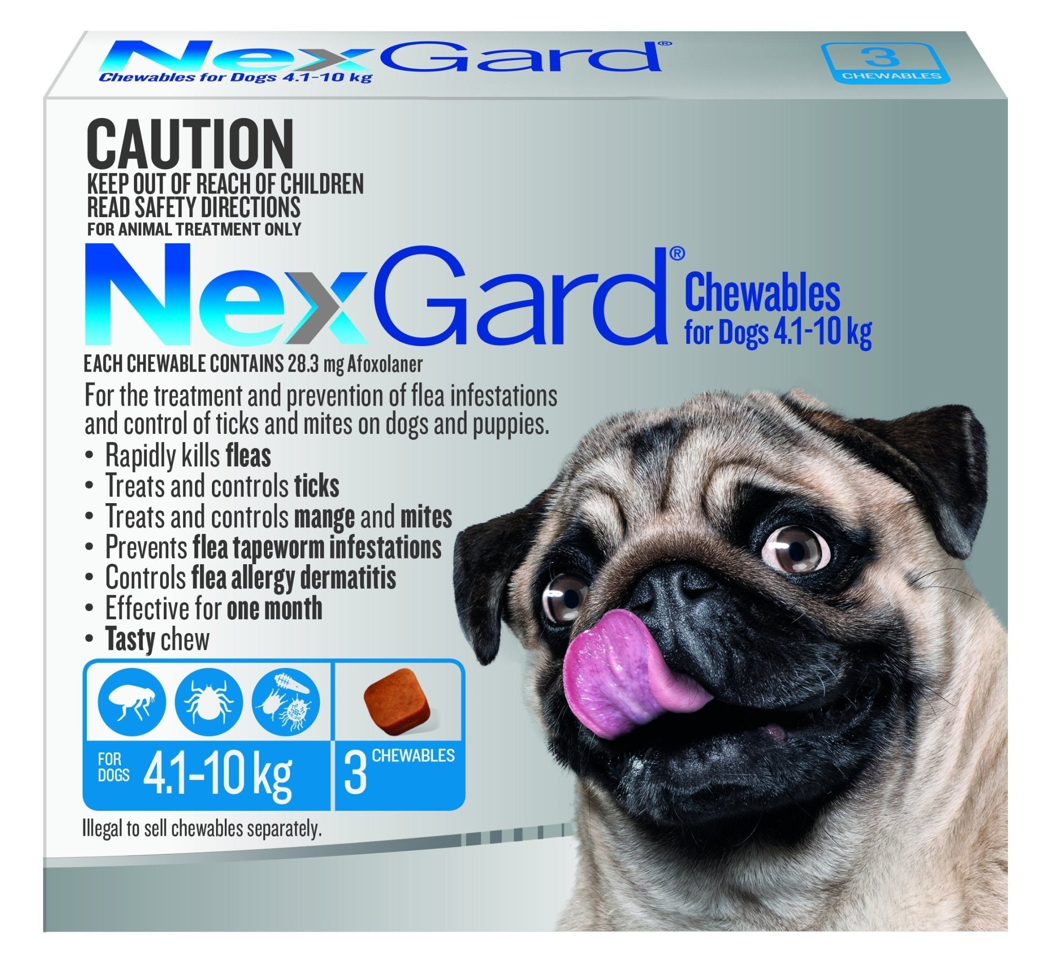 NexGard For Small Dog 4.1 - 10kg