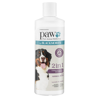 PAW 2 In 1 Conditioning Shampoo 500ml - Just For Pets Australia